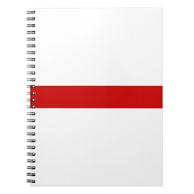 Belarus white-red-white notebook (Front)