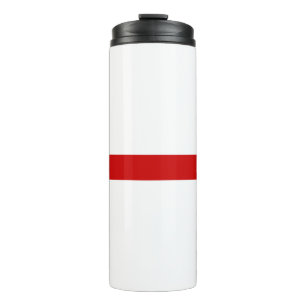 Belarus white-red-white thermal tumbler