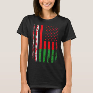Belarusian American Flag Belarus America Pride Her T-Shirt
