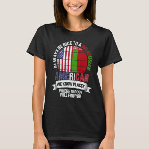 Belarusian American We know Places where Belarus F T-Shirt