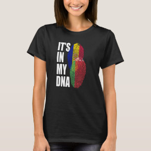 Belarusian And Andorran Mix DNA Flag Heritage T-Shirt