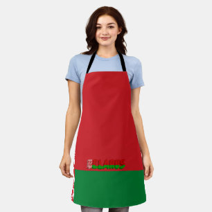 Belarusian flag apron