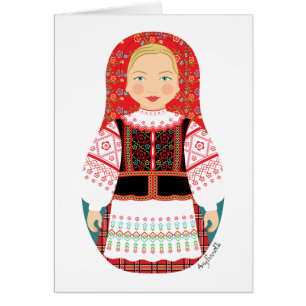 Belarusian Matryoshka Card