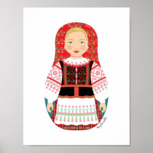 Belarusian Matryoshka Poster