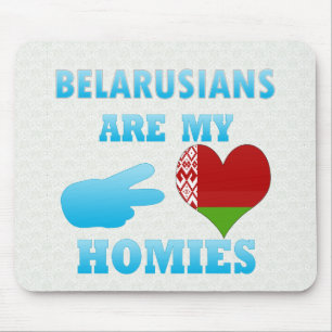 Belarusians are my Homies Mouse Mat