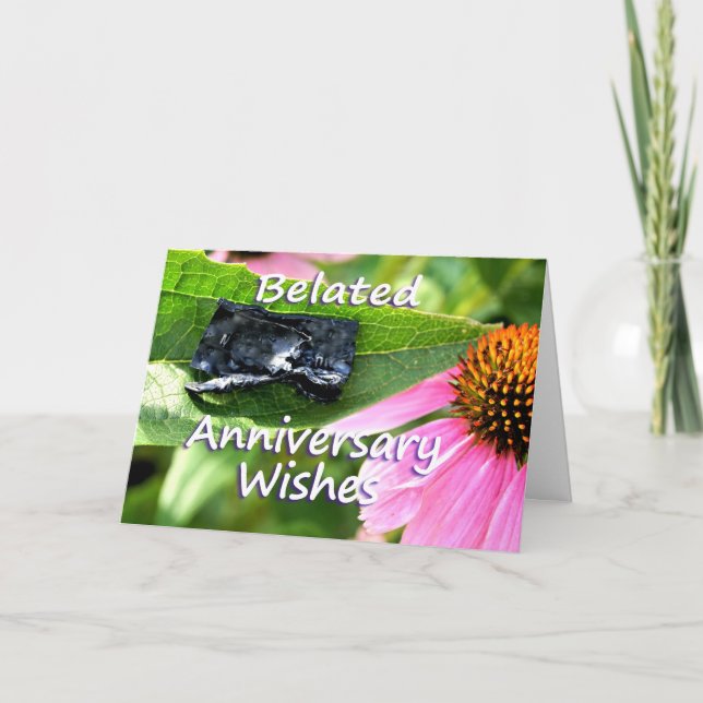 Belated Anniversary Apology2-customise Card (Front)