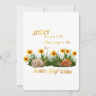 Belated Anniversary Wishes Holiday Card