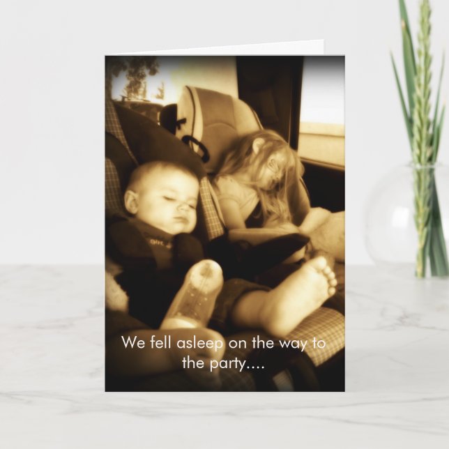 Belated Birthday Babies Card (Front)