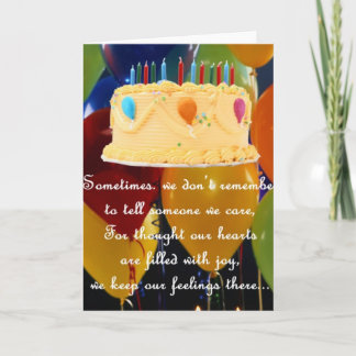 BELATED BIRTHDAY CARD