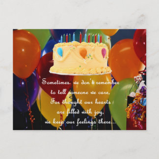 BELATED BIRTHDAY POSTCARD