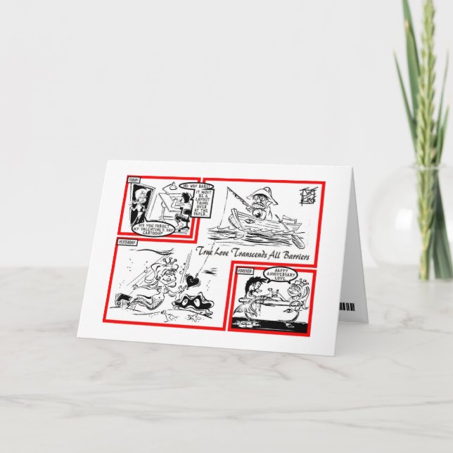 BELATED: "LATE VALENTINE" HOLIDAY CARD (Front)