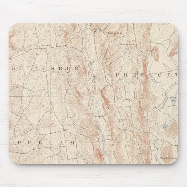 Belchertown, Massachusetts Mouse Mat (Front)