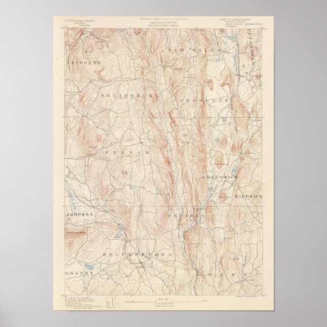 Belchertown, Massachusetts Poster (Front)
