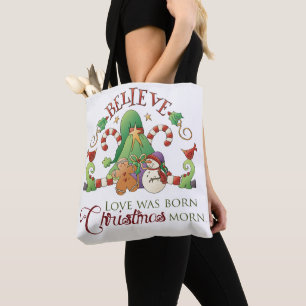 Beleive  All-Over-Print Tote Bag, Medium Bag