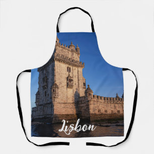 Belem tower at sunset in Lisbon Portugal Apron