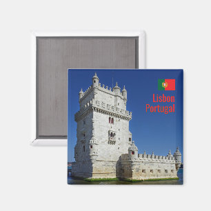 Belem tower in Lisbon, Portugal Magnet