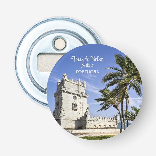 Belém Tower photo, Lisbon, Portugal Bottle Opener (Front)
