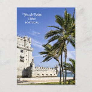 Belém Tower photo, Lisbon, Portugal Postcard