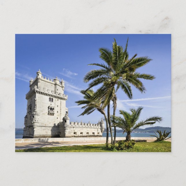 Belém Tower photo, Lisbon, Portugal Postcard (Front)