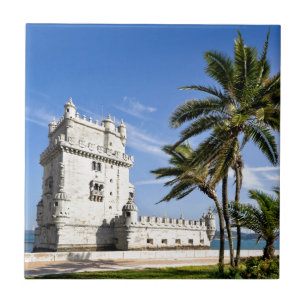 Belém Tower photo, Lisbon, Portugal Tile