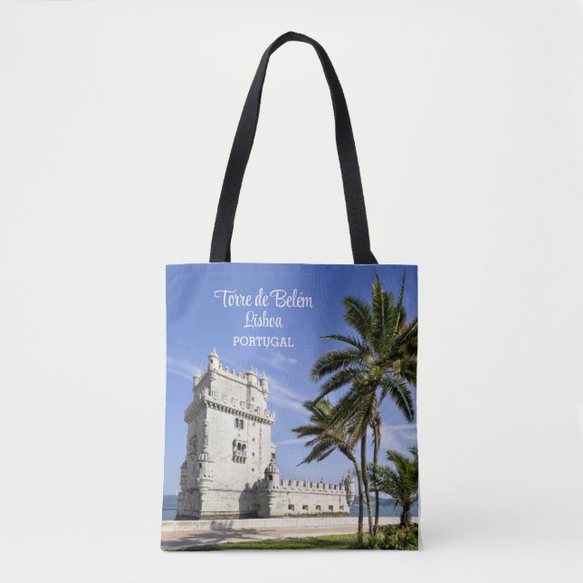 Belém Tower photo, Lisbon, Portugal Tote Bag (Front)