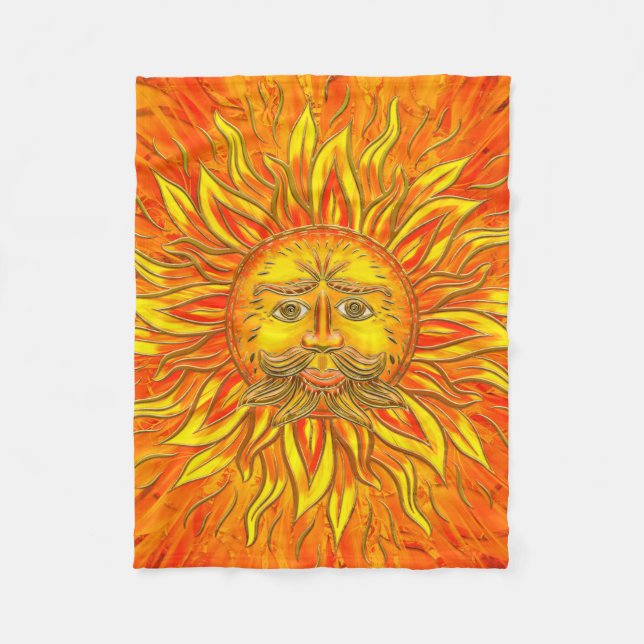 Belenus - the Sun God Fleece Blanket (Front)