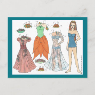 Belethwen Elf Paper Doll Postcard
