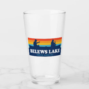 Belews Lake North Carolina Canoe Glass