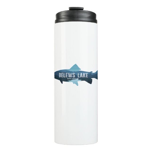 Belews Lake North Carolina Fish Thermal Tumbler (Front)