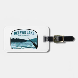 Belews Lake North Carolina Fishing Rod Luggage Tag