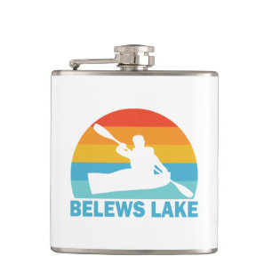Belews Lake North Carolina Kayak Hip Flask