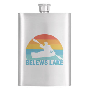 Belews Lake North Carolina Kayak Hip Flask