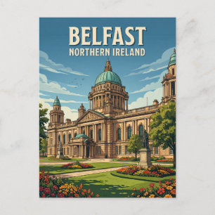 Belfast City Hall Northern Ireland Postcard