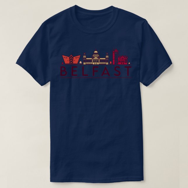 Belfast cityscape T-Shirt (Design Front)