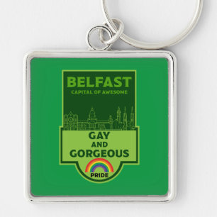 Belfast Gay Pride - Brighton Ireland LGBT - Key Ring