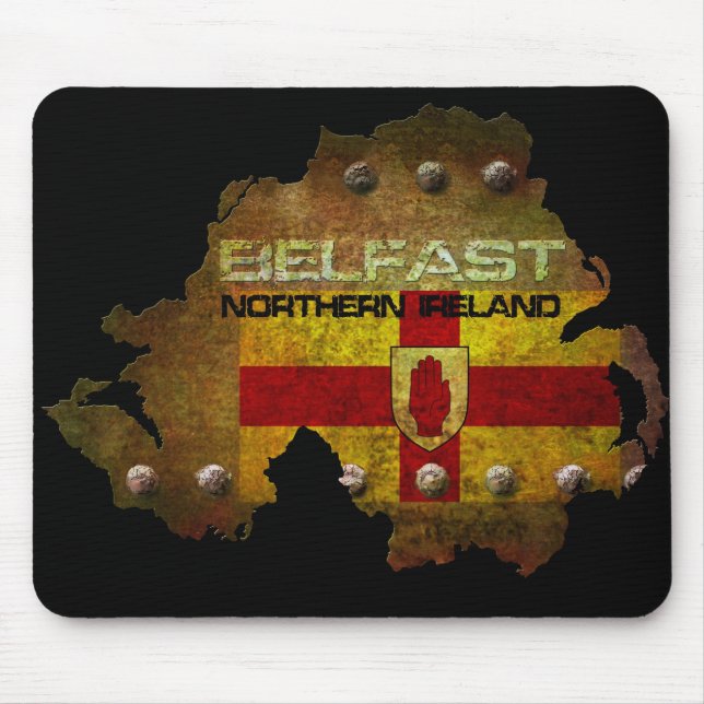 Belfast Northern Ireland Mouse Mat (Front)