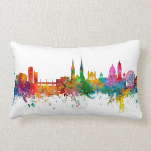 Belfast Northern Ireland Skyline Lumbar Cushion