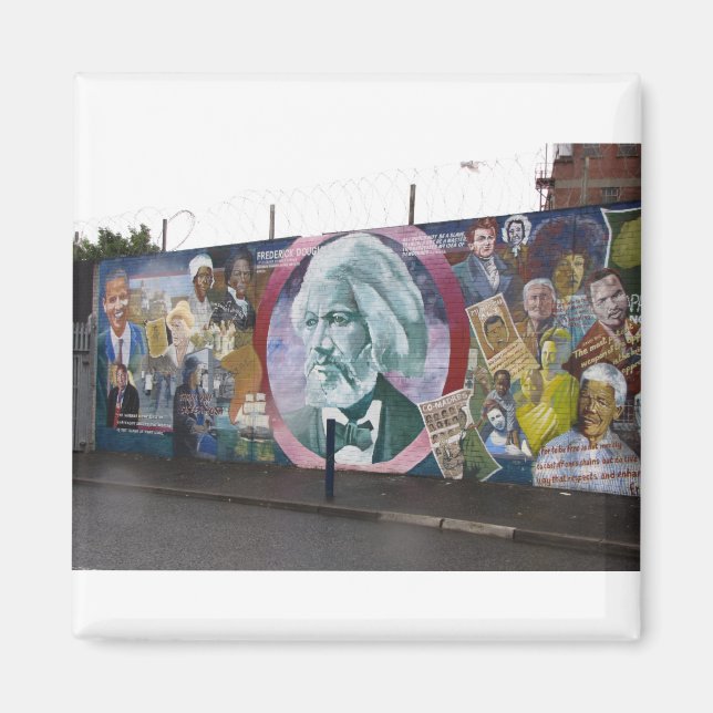 BELFAST PEACE WALL MAGNET (Front)