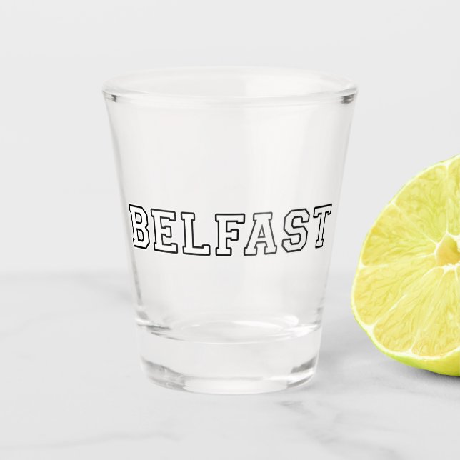 Belfast Shot Glass (Front)