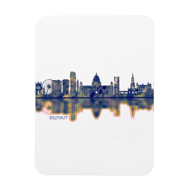 Belfast Skyline Magnet (Vertical)