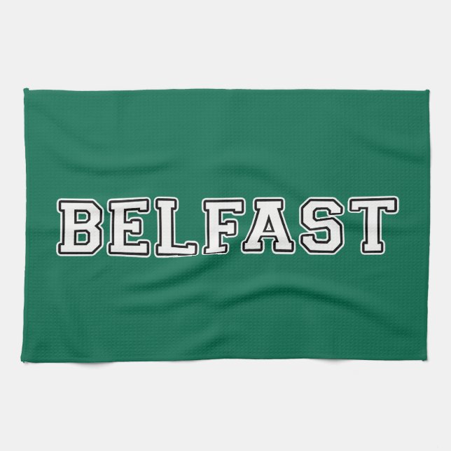 Belfast Tea Towel (Horizontal)