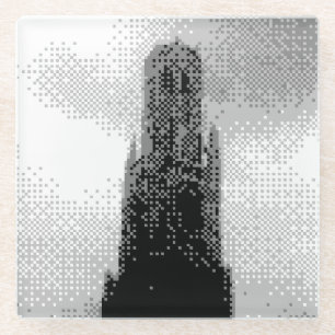 belfry of bruge glass coaster