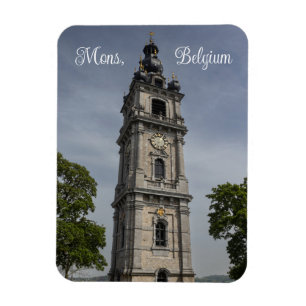 Belfry of Mons, Belgium Magnet