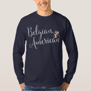 Belgian American Entwinted Hearts T-Shirt