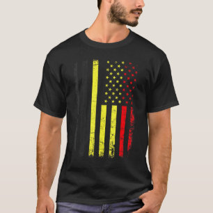 Belgian American Flag Belgium America Pride Herita T-Shirt