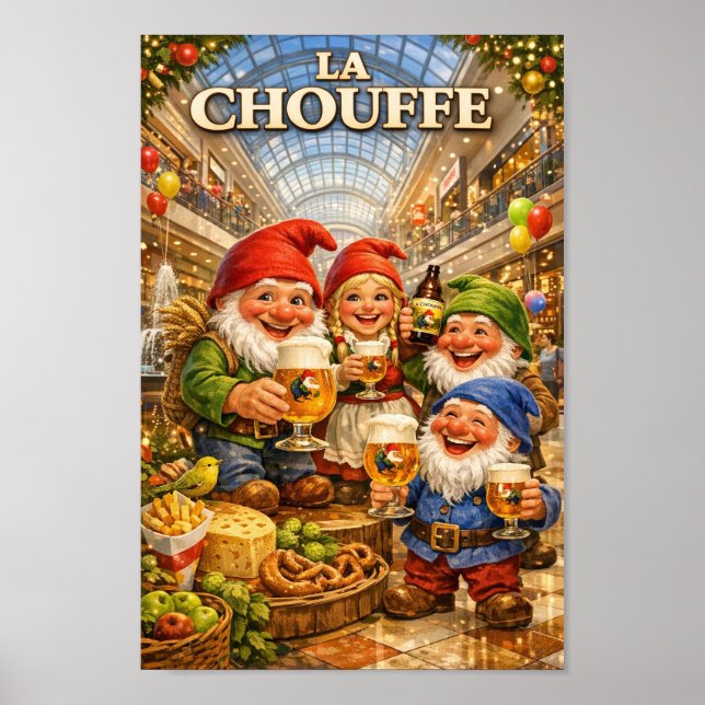 Belgian Beer Shopping Adventure Poster (Front)
