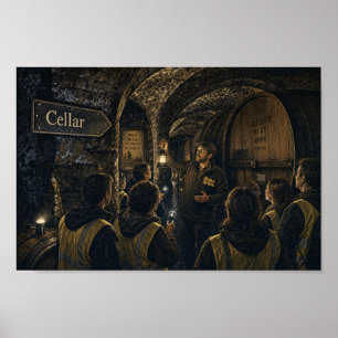 Belgian Brewery Underground Tour Poster
