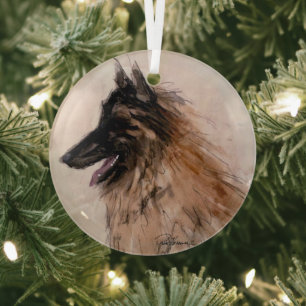 Belgian by Hevener Glass Tree Decoration