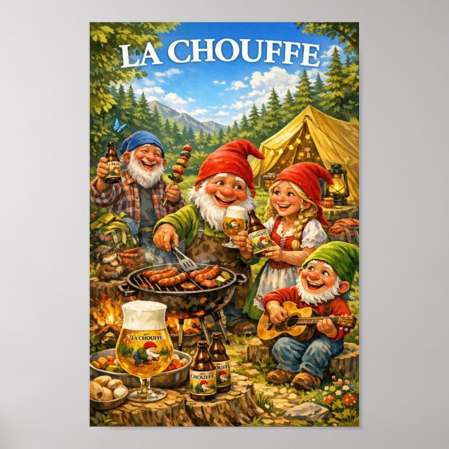 Belgian Campfire Beer Gathering Poster (Front)