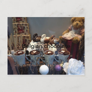 Belgian chocolate postcard